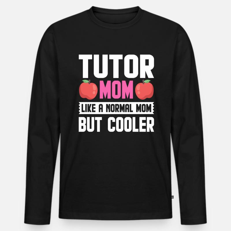 Tutor Geschenk Tutor - Männer Premium Bio Langarmshirt - Schwarz