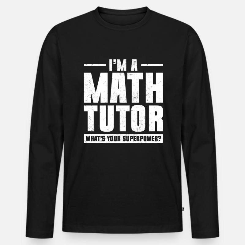 Tutor Geschenk Tutor - Männer Premium Bio Langarmshirt - Schwarz