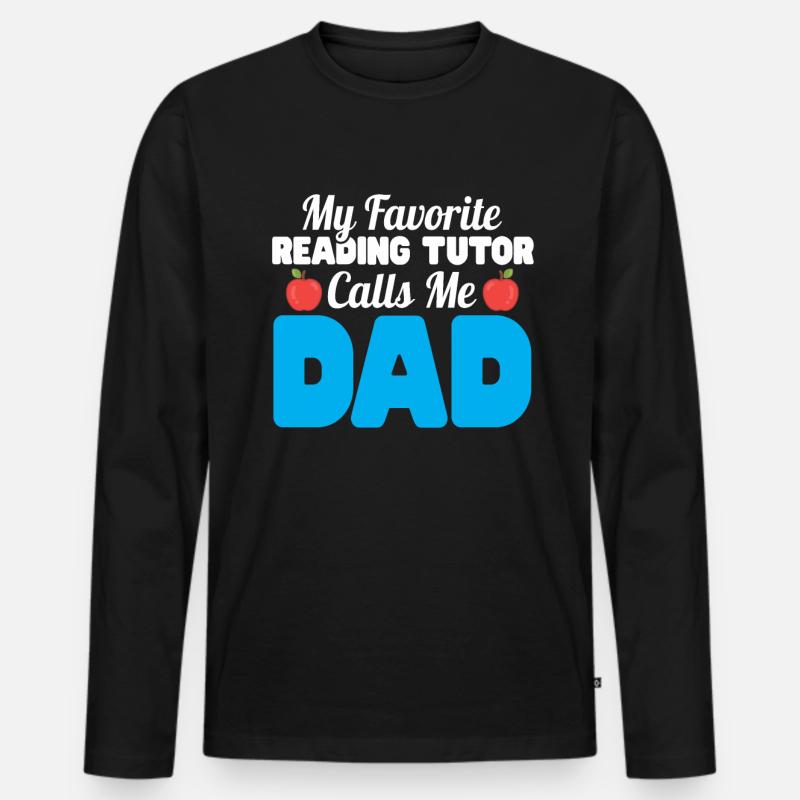 Tutor Gift Tutor - Men's Premium Organic Long Sleeve Shirt - black