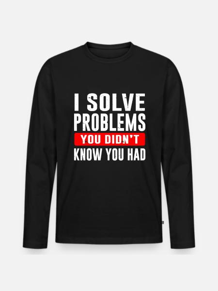 Law Lawyer - Men's Premium Organic Long Sleeve Shirt - black
