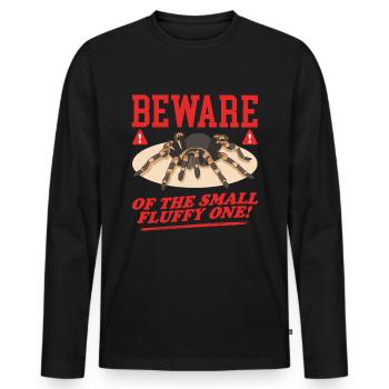 Tarentule Tarentule Araignée Cadeau - T-shirt manches longues Premium bio Homme - noir - Devant - Nico (187cm)