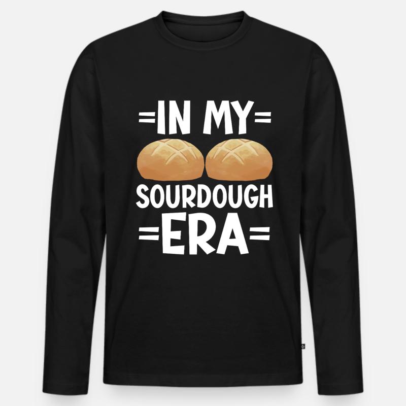 Baking Bakery Baker - Männer Premium Bio Langarmshirt - Schwarz