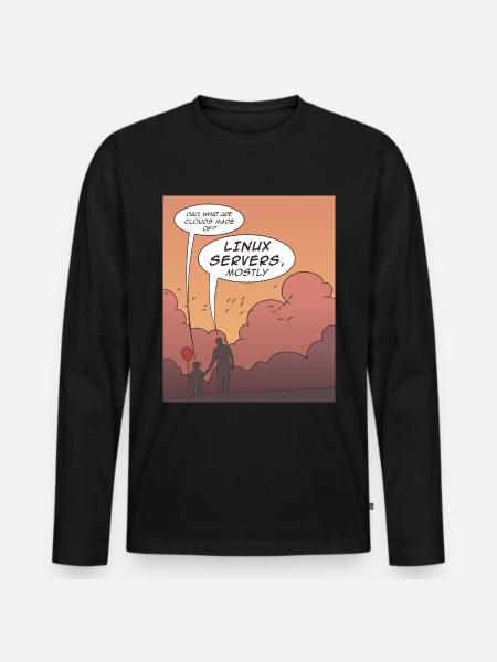 Funny coding programming languages design - Men's Premium Organic Long Sleeve Shirt - black