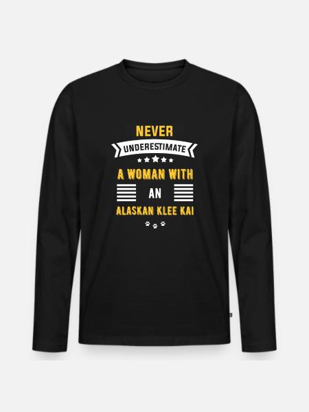 Alaskan Clover Wharf - Men's Premium Organic Long Sleeve Shirt - black