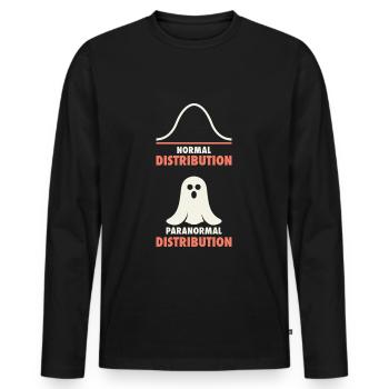Mathématiques Mathématicien Professeur de mathématiques Stockastics - T-shirt manches longues Premium bio Homme - noir - Devant - Nico (187cm)