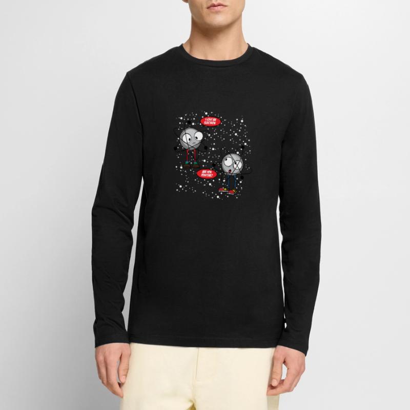 Physics Physicist Physics Teacher Teacher Science Atom Men's Premium Organic Long Sleeve Shirt