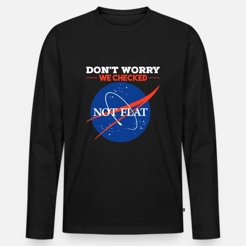 Science Physics Vol spatial - T-shirt manches longues Premium bio Homme - noir