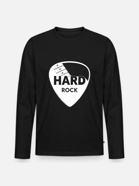 Médiator Hard Rock - T-shirt manches longues Premium bio Homme - noir