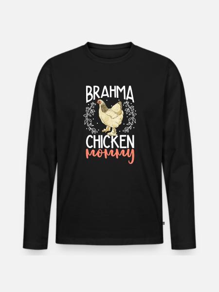 Brahma Mama - T-shirt manches longues Premium bio Homme - noir
