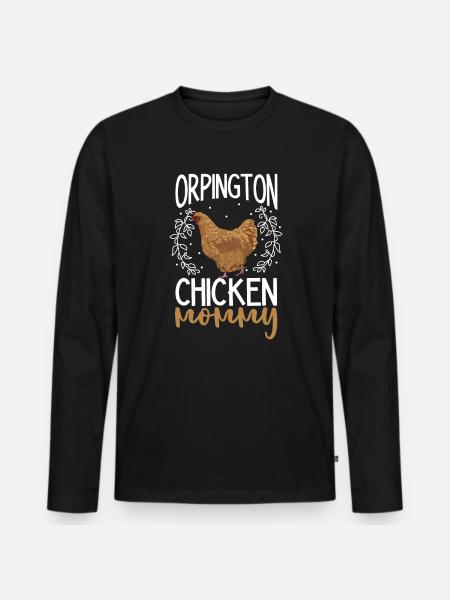 Maman Orpington - T-shirt manches longues Premium bio Homme - noir