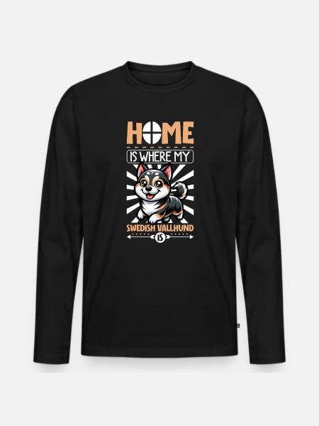 Accueil - Västgötaspets - T-shirt manches longues Premium bio Homme - noir