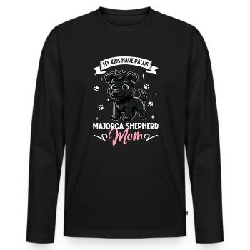 Ca de bestiar Mama - Männer Premium Bio Langarmshirt - Schwarz - Vorne - Nico (187cm)