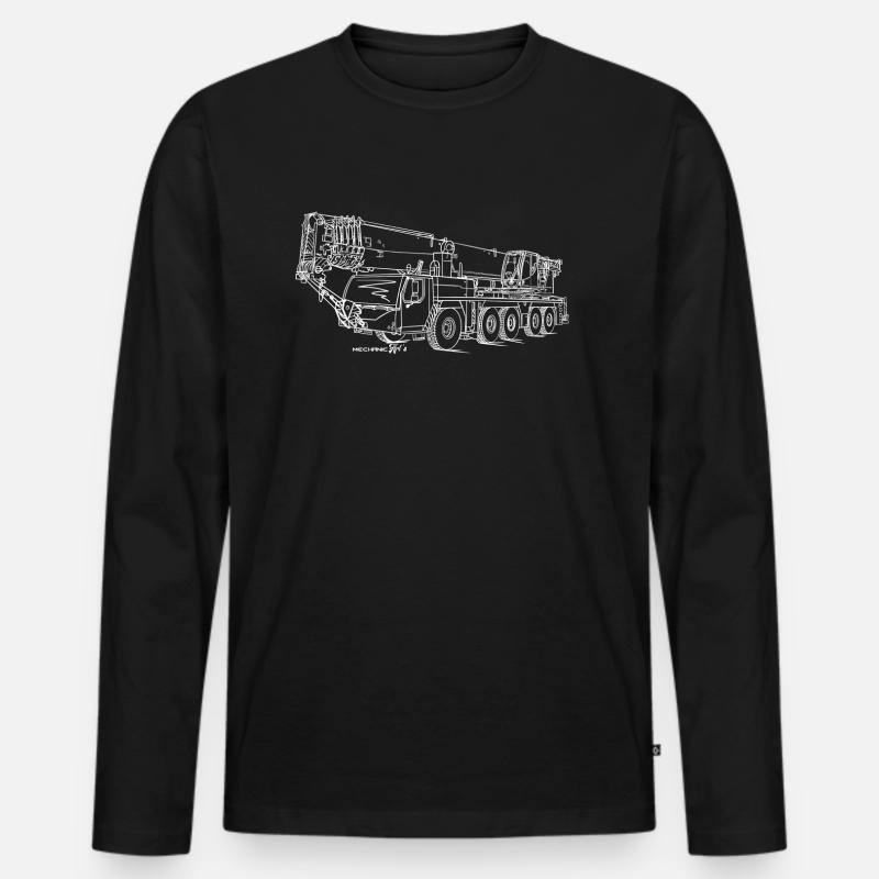 LTM1250 5 1 - Männer Premium Bio Langarmshirt - Schwarz