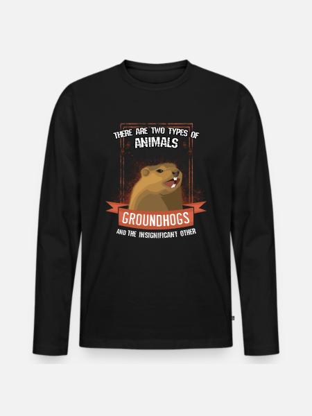 marmots - Men's Premium Organic Long Sleeve Shirt - black