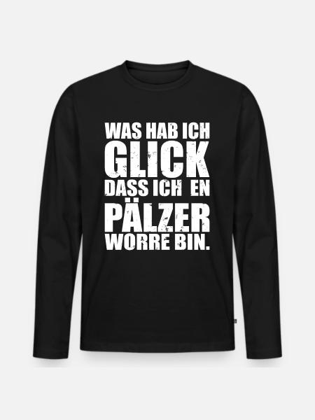 Palatine Gift Rhineland Palatinate - Men's Premium Organic Long Sleeve Shirt - black