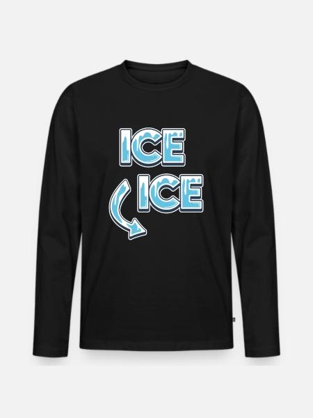 Pregnancy Announcement - Men's Premium Organic Long Sleeve Shirt - black