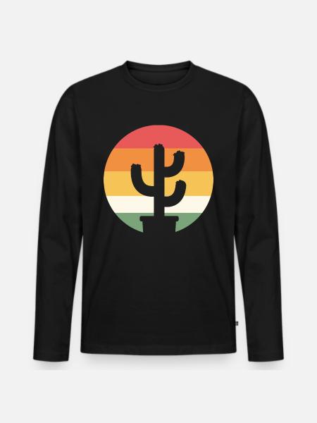 Succulent Plants Horticulture Poison - Men's Premium Organic Long Sleeve Shirt - black