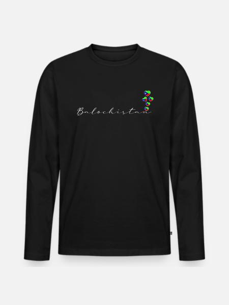 Baloutchistan - T-shirt manches longues Premium bio Homme - noir
