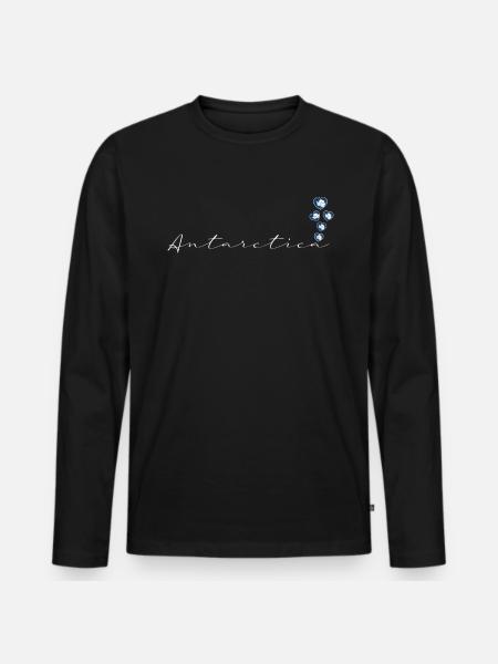 Antarctique - T-shirt manches longues Premium bio Homme - noir