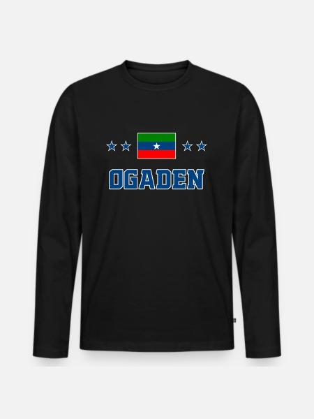 Ogaden - T-shirt manches longues Premium bio Homme - noir