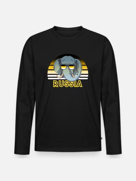Russian Empire - Men's Premium Organic Long Sleeve Shirt - black