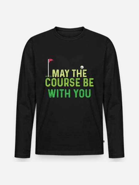 Course with you. Athlete Poison - Men's Premium Organic Long Sleeve Shirt - black