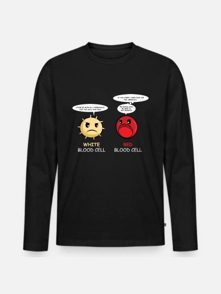 eat peanuts peanut lover gift - Men's Premium Organic Long Sleeve Shirt - black