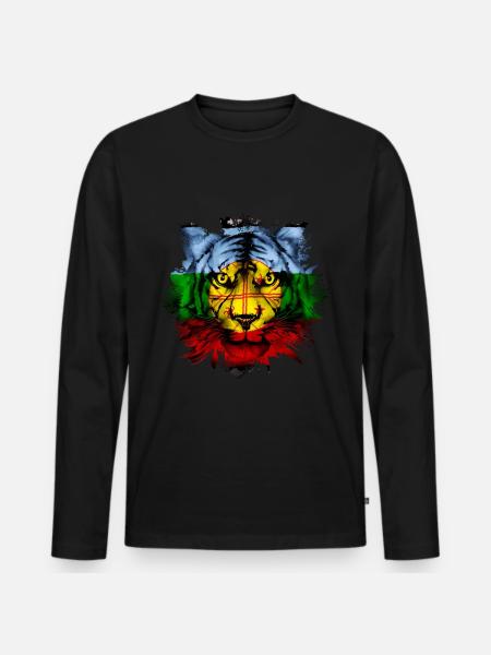 Mapuche - Men's Premium Organic Long Sleeve Shirt - black
