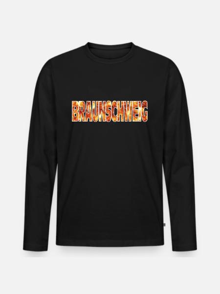 Braunschweig - Men's Premium Organic Long Sleeve Shirt - black