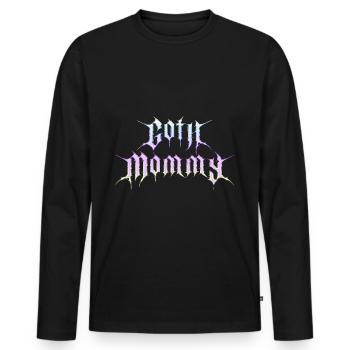 Méchant gothique ! Gothique Fille Gothique Esthétique - T-shirt manches longues Premium bio Homme - noir - Devant - Nico (187cm)