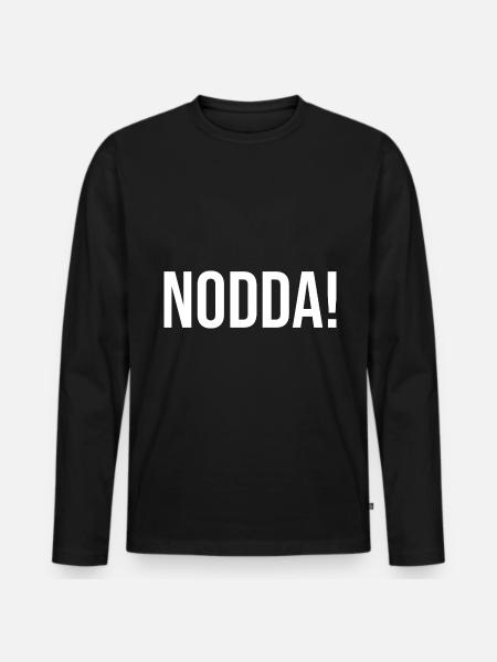 Nodda Platt Siegerland Wittgenstein - T-shirt manches longues Premium bio Homme - noir