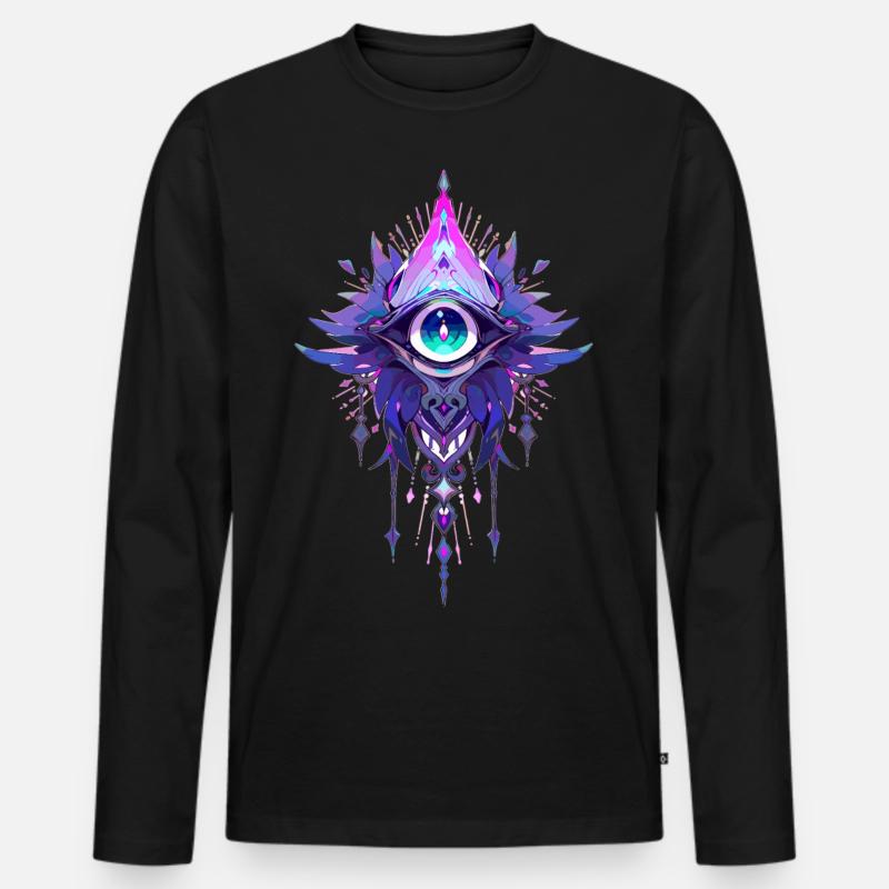 Traumfänger #7 - Männer Premium Bio Langarmshirt - Schwarz