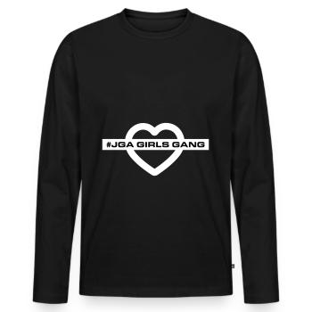 Bachelorette Party - Men's Premium Organic Long Sleeve Shirt - black - Front - Nico (187cm)