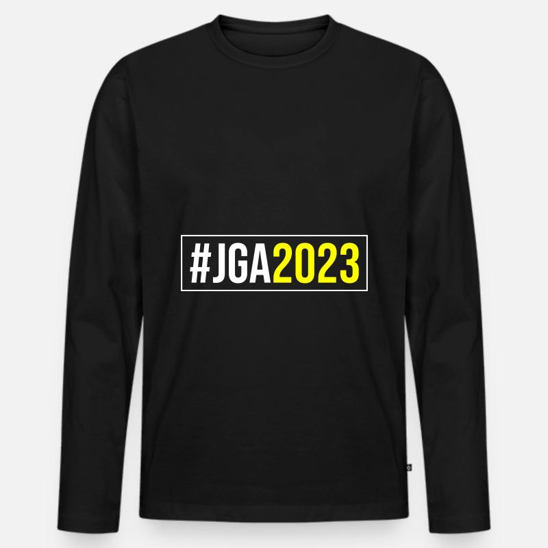 Jga 2023 Junggesellenabschied - Männer Premium Bio Langarmshirt - Schwarz