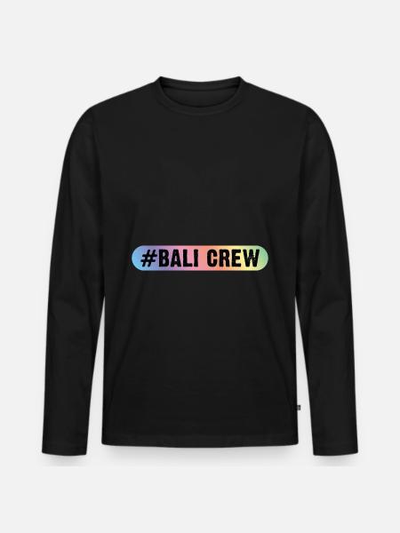 Équipage de Bali - T-shirt manches longues Premium bio Homme - noir