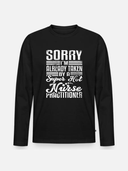 I'm Already Taken - Men's Premium Organic Long Sleeve Shirt - black