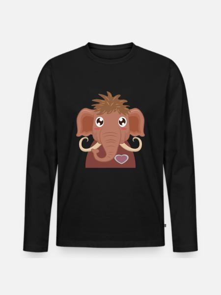 Mammut - Männer Premium Bio Langarmshirt - Schwarz