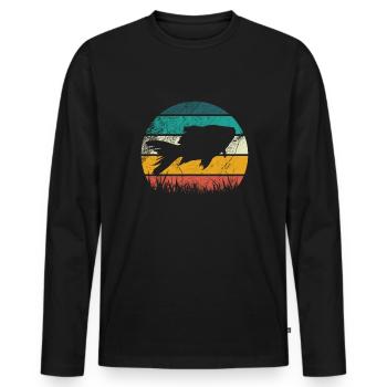 Aquarium Aquarium Aquarium Fish Lover Hobby - Men's Premium Organic Long Sleeve Shirt - black - Front - Nico (187cm)