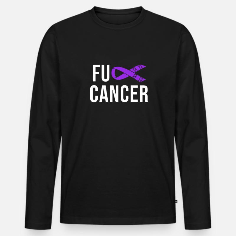Krebs Leiomyosarcoma - Männer Premium Bio Langarmshirt - Schwarz