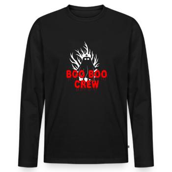 Halloween Nurse Nurse - Men's Premium Organic Long Sleeve Shirt - black - Front - Nico (187cm)