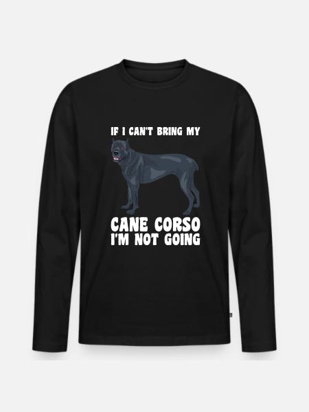 Cane Corso - Men's Premium Organic Long Sleeve Shirt - black