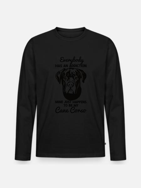 Cane Corso - Men's Premium Organic Long Sleeve Shirt - black