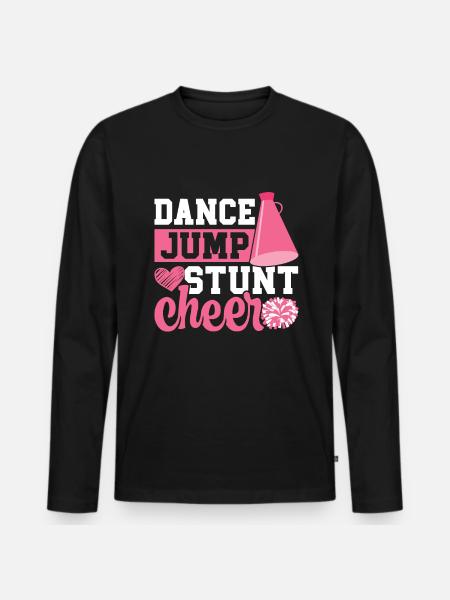 Cheerleader - Men's Premium Organic Long Sleeve Shirt - black
