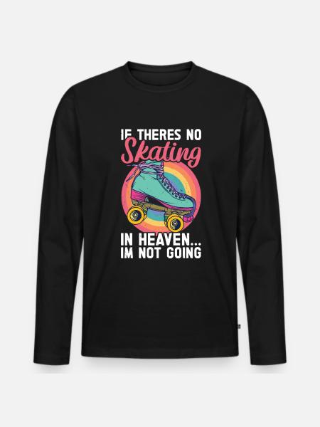 Roller skates - Men's Premium Organic Long Sleeve Shirt - black