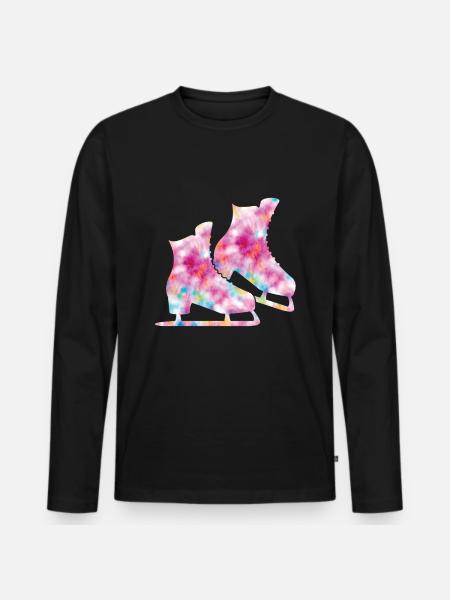 Patinage - T-shirt manches longues Premium bio Homme - noir