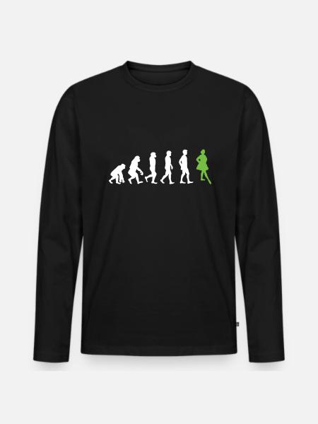 Irish Dance - Men's Premium Organic Long Sleeve Shirt - black