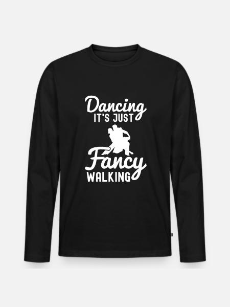 Salle de bal - T-shirt manches longues Premium bio Homme - noir