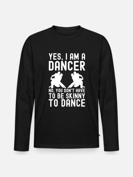 Ballroom - Men's Premium Organic Long Sleeve Shirt - black