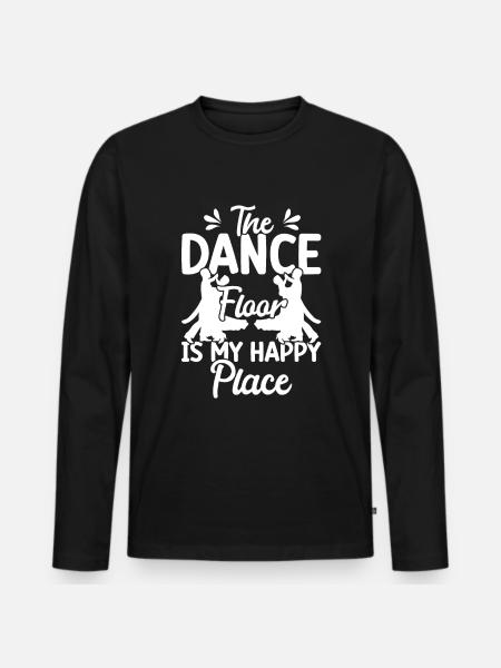 Ballroom - Men's Premium Organic Long Sleeve Shirt - black