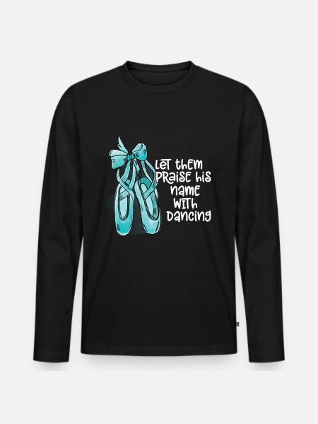 Ballet - Men's Premium Organic Long Sleeve Shirt - black